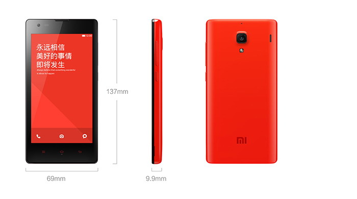 Обзор Xiaomi Redmi 1S – дизайн